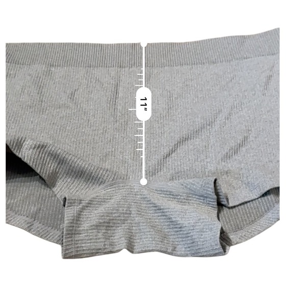 Torrid Ribbed Lounge Shorts Women's 4X Gray High Rise Stretch Casual - Picture 5 of 6